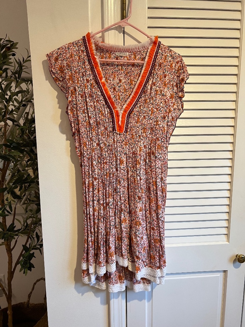 Poupette St. Barth Sasha Mini Dress- Size Large